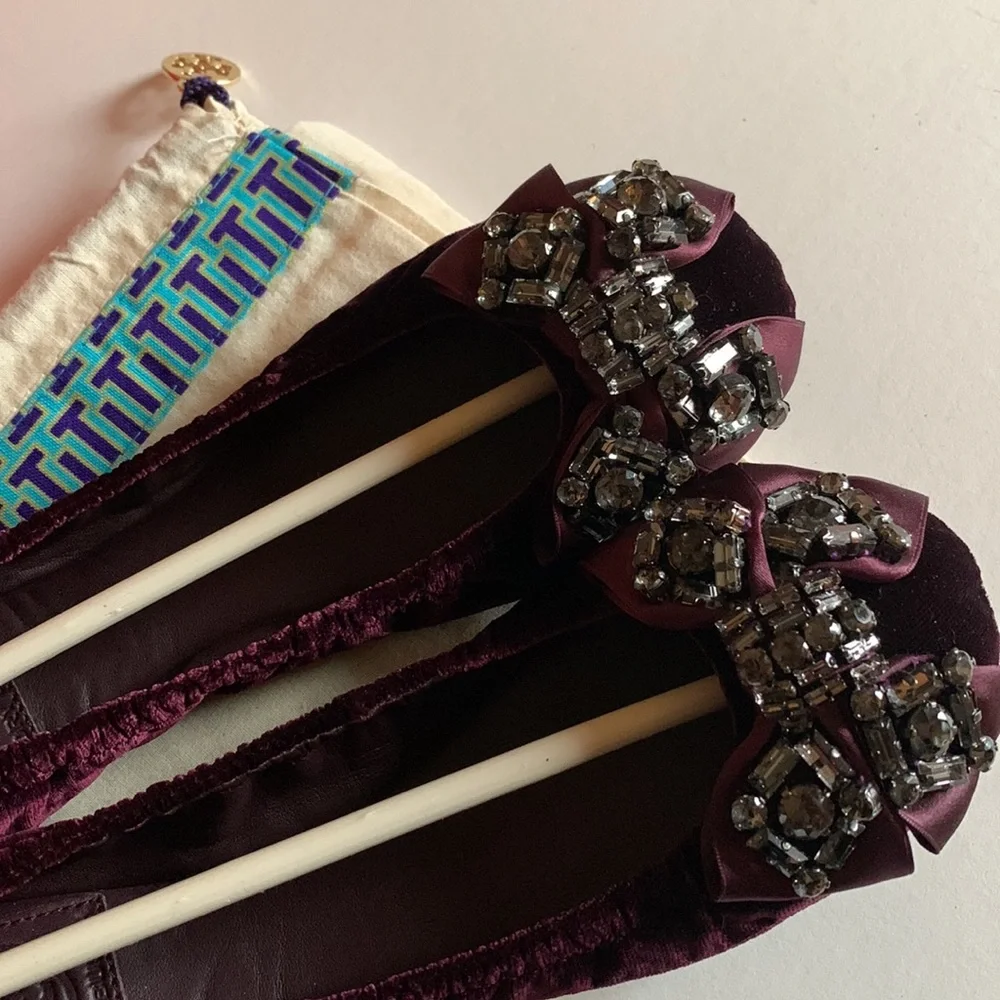 Tory Burch velvet flats